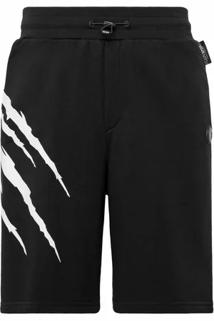 Philipp Plein Joggingshorts mit Scratch-Print