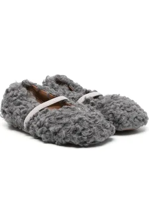 PèPè Ballerinas mit Faux Shearling
