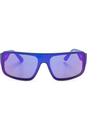 Karl Lagerfeld Eckige Sonnenbrille mit Logo-Schild