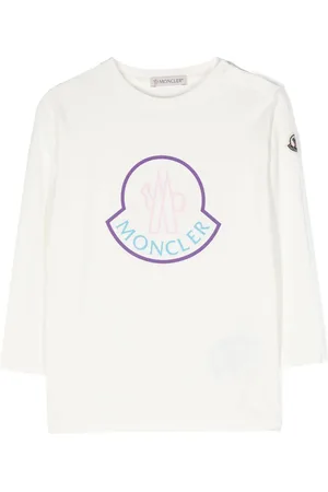 Moncler Langarmshirt mit Logo-Print