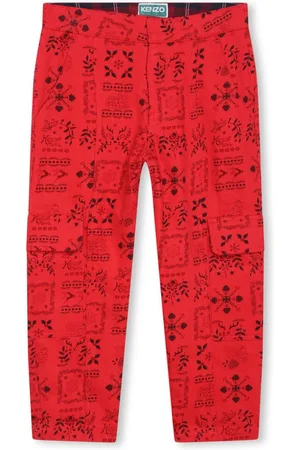 Kenzo Festive Hose mit geradem Bein