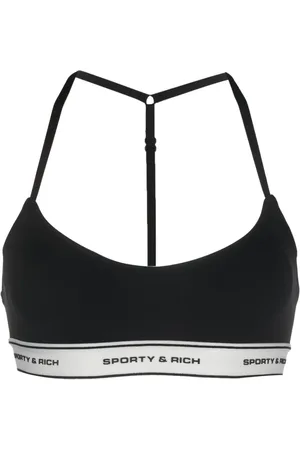 Sporty & Rich Sport-BH mit Logo-Bund