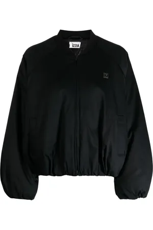 Izzue Bomberjacke mit Logo-Schild