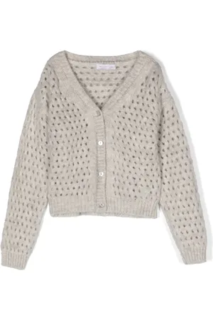 MONNALISA Cardigan mit Lochstrickmuster