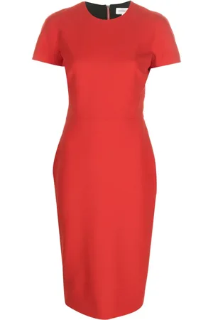Victoria Beckham Kreppkleid mit lockerem Schnitt