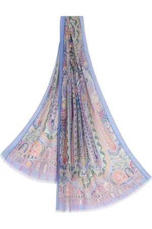 Etro Ausgefranster Schal mit Paisley-Print