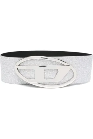 Diesel Breiter B-1dr 80 Gürtel im Glitter-Look