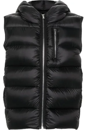 Rick Owens Steppweste mit Kapuze