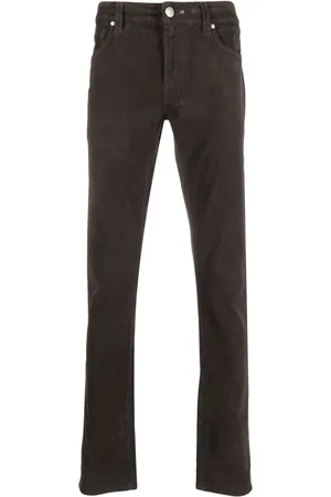 sartoria tramarossa Halbhohe Leonardo Straight-Leg-Jeans