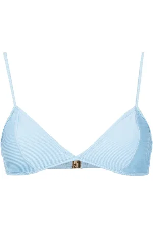 Lenny Niemeyer Geripptes Sky Triangel-Bikinioberteil