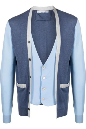 PRIVATE STOCK The Harold Cardigan in Colour-Block-Optik