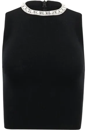 ALICE+OLIVIA Amity Top mit Perlenverzierung