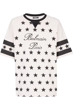 Balmain T-Shirt mit Sternen