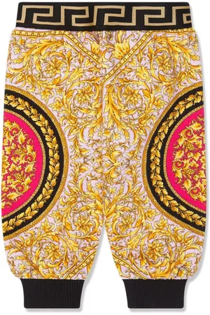 VERSACE Hose aus Jersey mit Barocco-Print