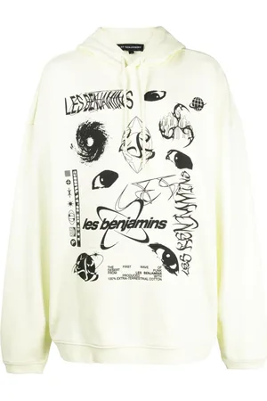 Les Benjamins Hoodie mit Logo-Print