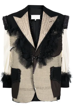 Maison Margiela Einreihiger Blazer im Deconstructed-Look
