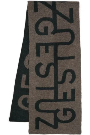 Gestuz AlpgaGZ Intarsien-Schal mit Logo