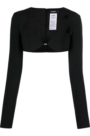 Dsquared2 Langärmeliges Cropped-Oberteil
