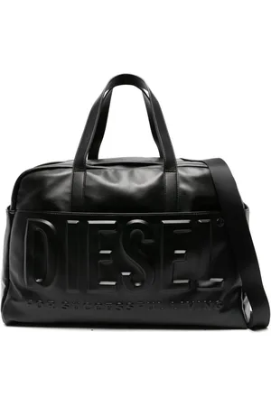 Diesel Reisetasche mit Logo-Prägung