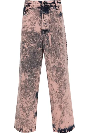 Etudes Halbhohe District Overdyed Wide-Leg-Jeans