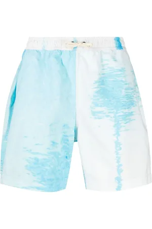 BLUE SKY INN Badeshorts mit abstraktem Print