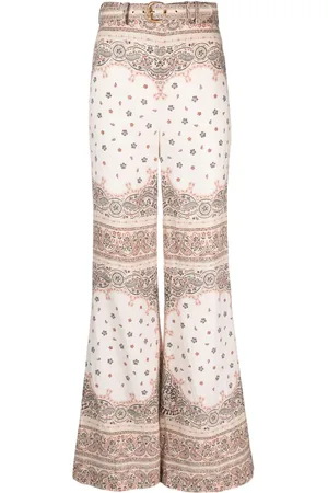 ZIMMERMANN Hose mit Bandana-Print