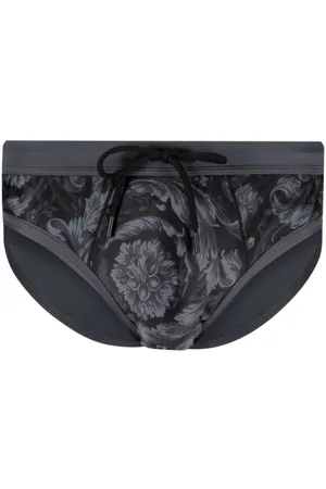 VERSACE Badehose mit Barocco-Print