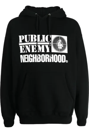 NEIGHBORHOOD X Public Enemy Hoodie mit Logo-Print