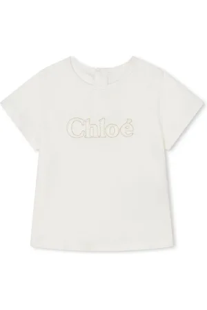 Chloé T-Shirt mit Logo-Print