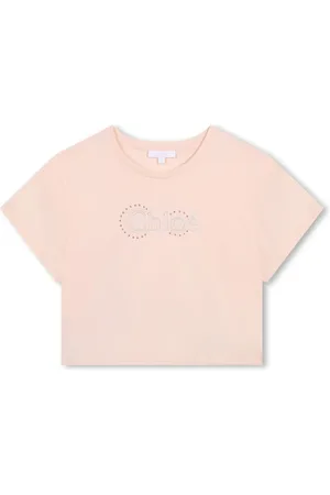 Chloé T-Shirt mit Logo-Stickerei