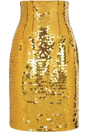 Dolce & Gabbana High-Waist-Rock mit Pailletten