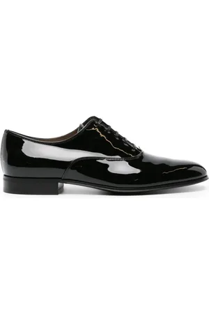 Gianvito Rossi Vittorio Oxford-Schuhe aus Lackleder