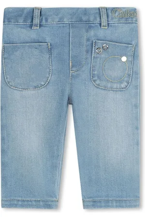 Chloé Gerade Jeans mit aufgesetzten Taschen