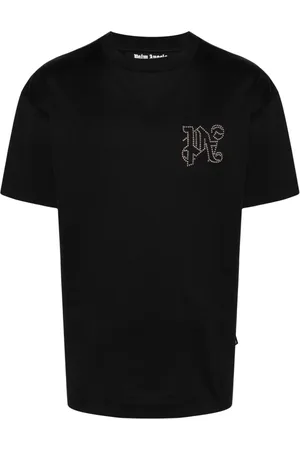 Palm Angels T-Shirt mit Monogramm-Applikation