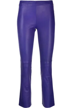 Stouls Cropped-Hose aus Leder