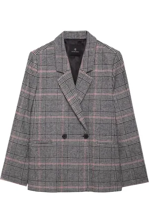 ANINE BING Karierter Madeleine Blazer