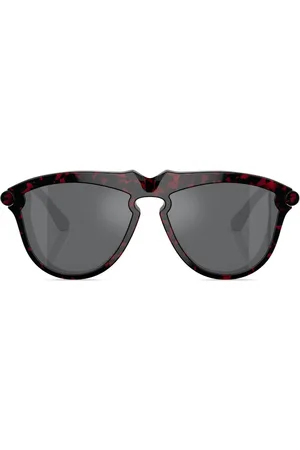 Burberry Runde Sonnenbrille in Schildpattoptik