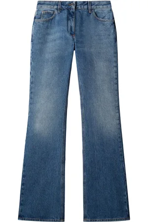 OFF-WHITE Halbhohe Schlagjeans