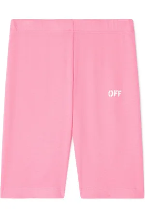 OFF-WHITE Gerippte Shorts mit Off Stamp-Print