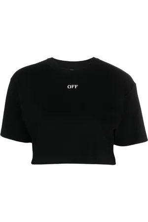 OFF-WHITE Off-Stamp Cropped-T-Shirt