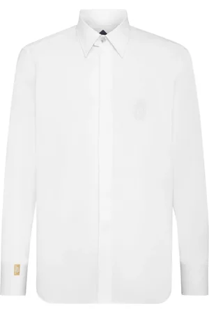 BILLIONAIRE Hemd mit Logo-Stickerei