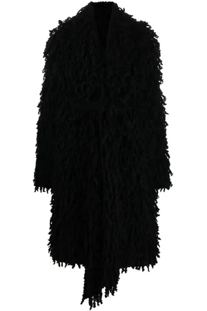 ANDREADAMO Mantel aus Faux Fur