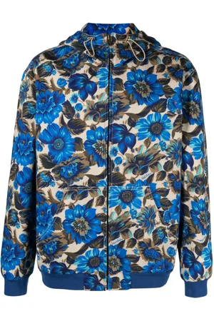 Moschino Kapuzenjacke mit Blumen-Print