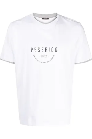 PESERICO SIGN T-Shirt mit Logo-Print