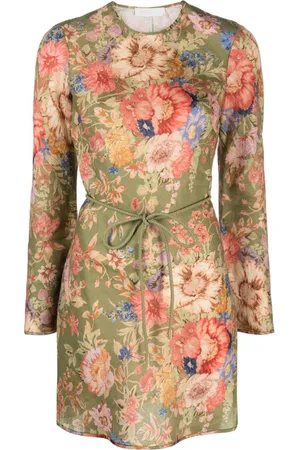ZIMMERMANN August Minikleid mit Blumen-Print