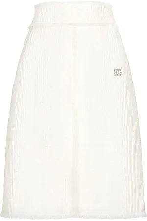 Dolce & Gabbana Tweed-Rock mit hohem Bund