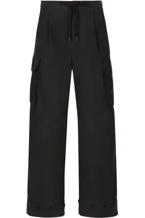 Dolce & Gabbana Gerade Cargohose mit Logo-Schild