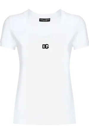 Dolce & Gabbana T-Shirt mit Logo-Stickerei