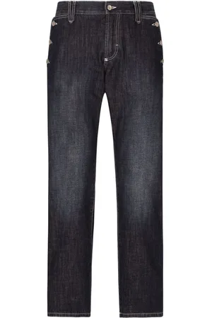 Dolce & Gabbana Straight-Leg-Jeans mit Logo