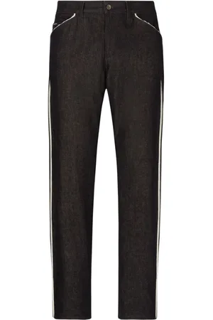Dolce & Gabbana Straight-Leg-Jeans mit Paspeln
